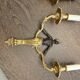 Paire d’appliques Empire en bronze, XIXe siècle