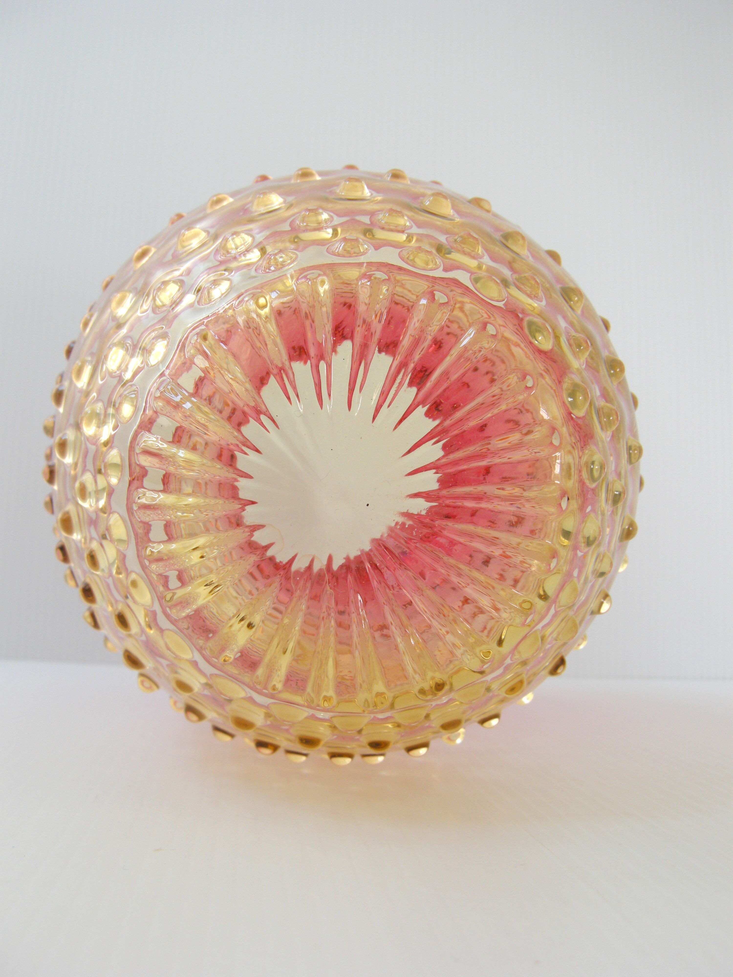 Vintage vase bubble glass 1960