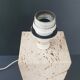 LUM lamp foot in vintage 1970 travertine