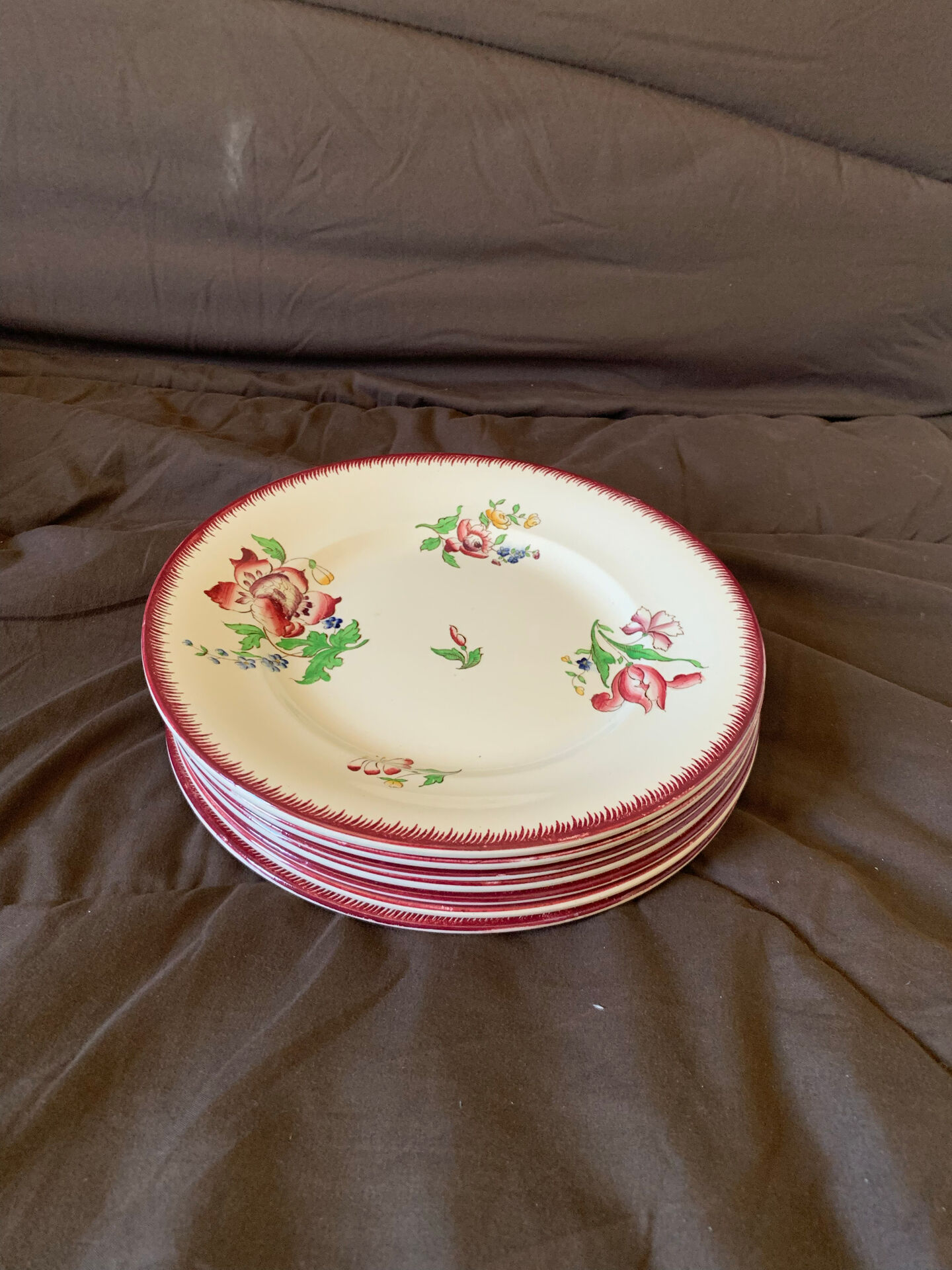 Antique table service Sarreguemines U&C – Strasbourg – 24 pieces