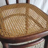 Bentwood and cane chair - early 20th century