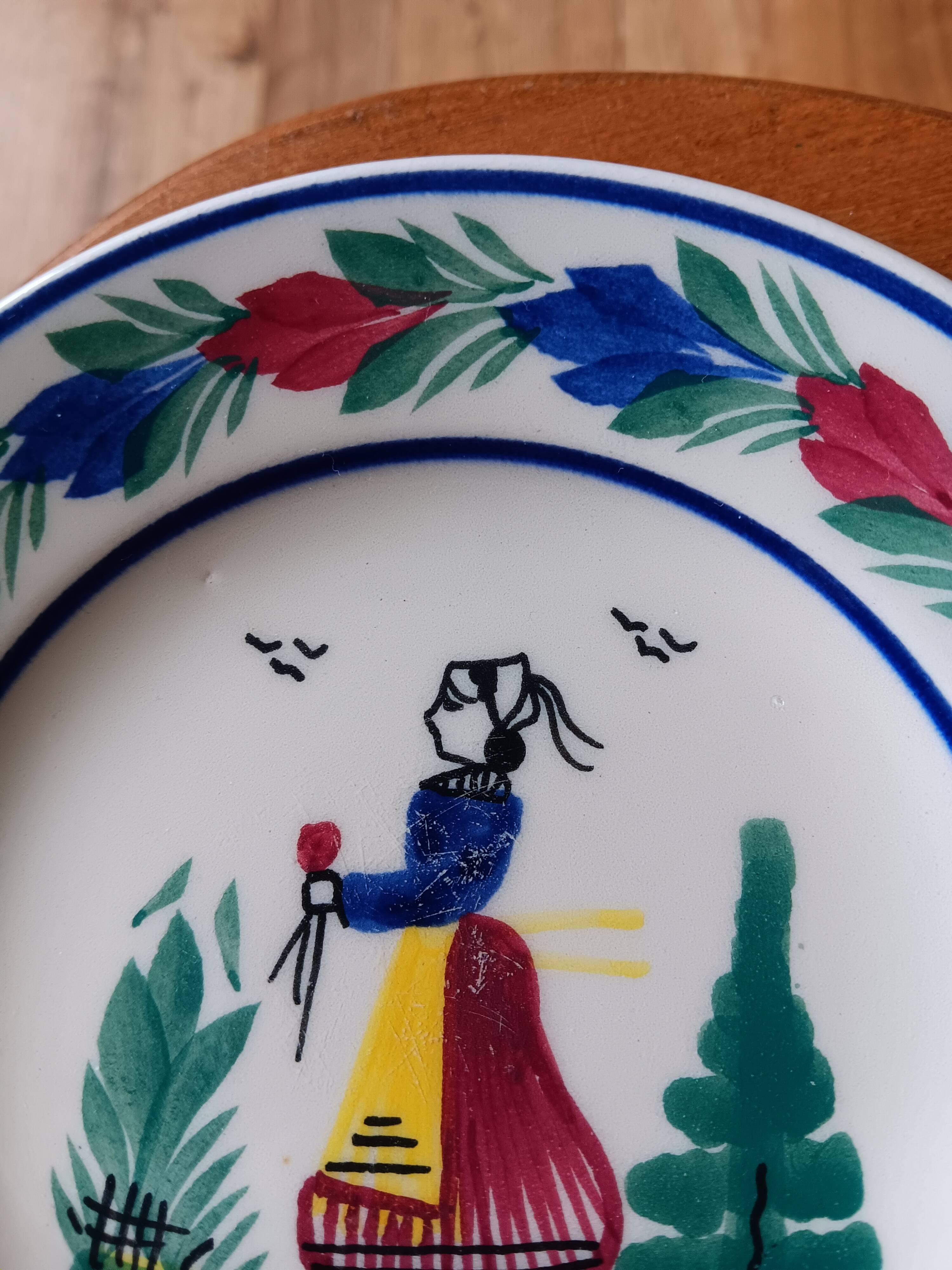Small plate HB Quimper