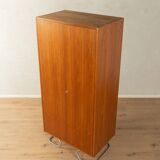 Purist wardrobe from the 1960s in teak veneer by DeWe