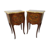 Pair of Louis XV style bedside tables