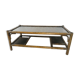 Vintage Manou rattan table