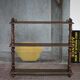 Vintage wall shelf, wooden furniture, living room, kitchen