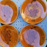 Vintage fish service