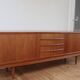 Large vintage Danish teak sideboard from the 1960s.
