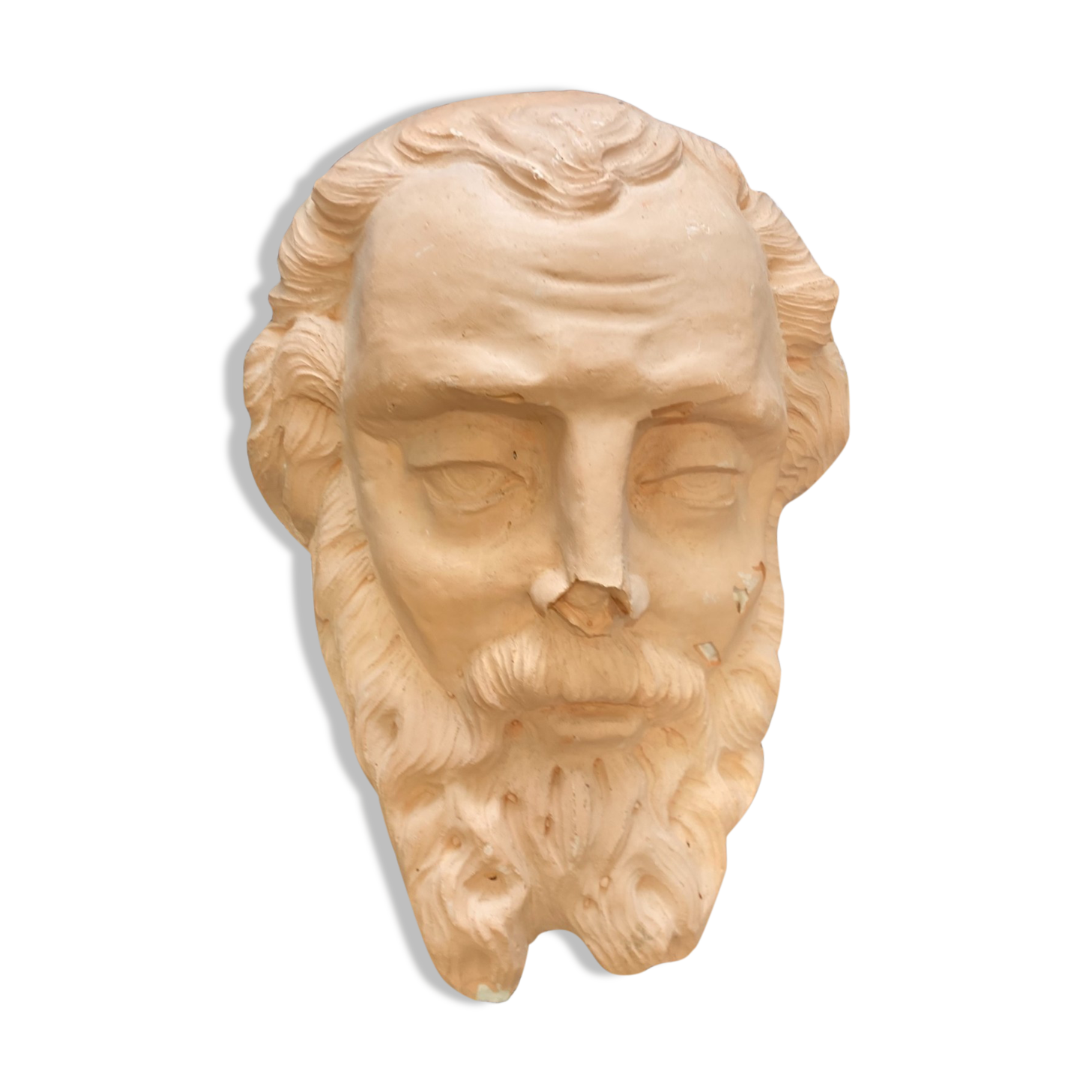 Antique style plaster head