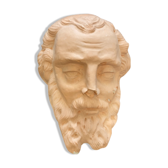 Antique style plaster head