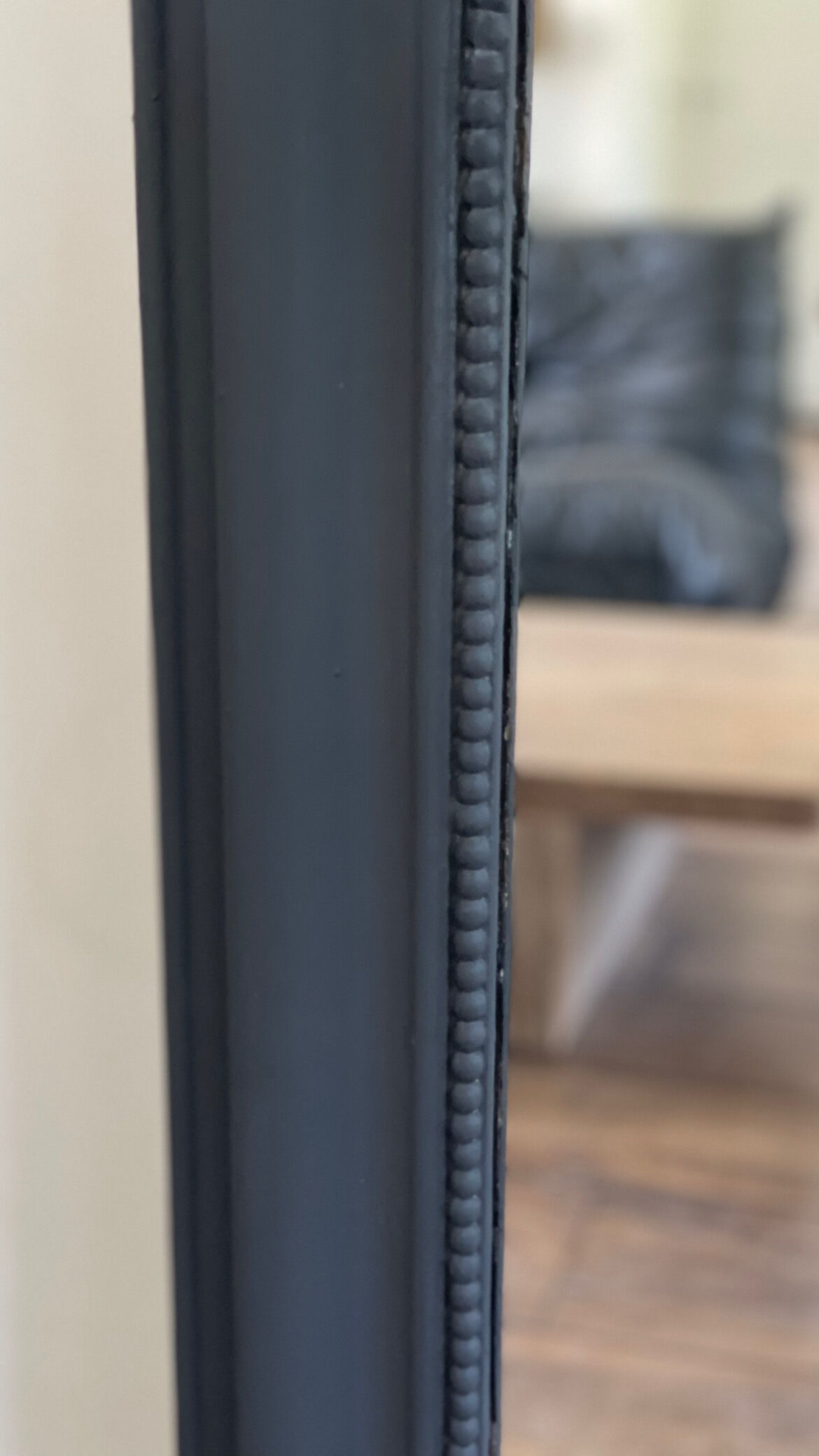 Old mirror Louis Philippe black ice mercury