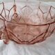 Glass salad bowl