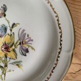 Service of 9 porcelain plates limoges