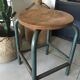 Paire de tabourets industriels