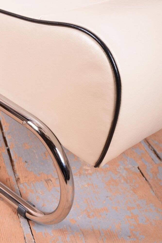 Bauhaus FN24 Armchairs in Leather attributed to Mücke-Melder, Czech, 1930s, Set of 2