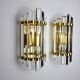 Pair of Venini wall lamps, Murano glass, Italy, 1970