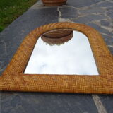 Rattan mirror 52 x 40 cm