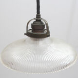 Art Deco ceiling lamp with porcelain pendulum 1920
