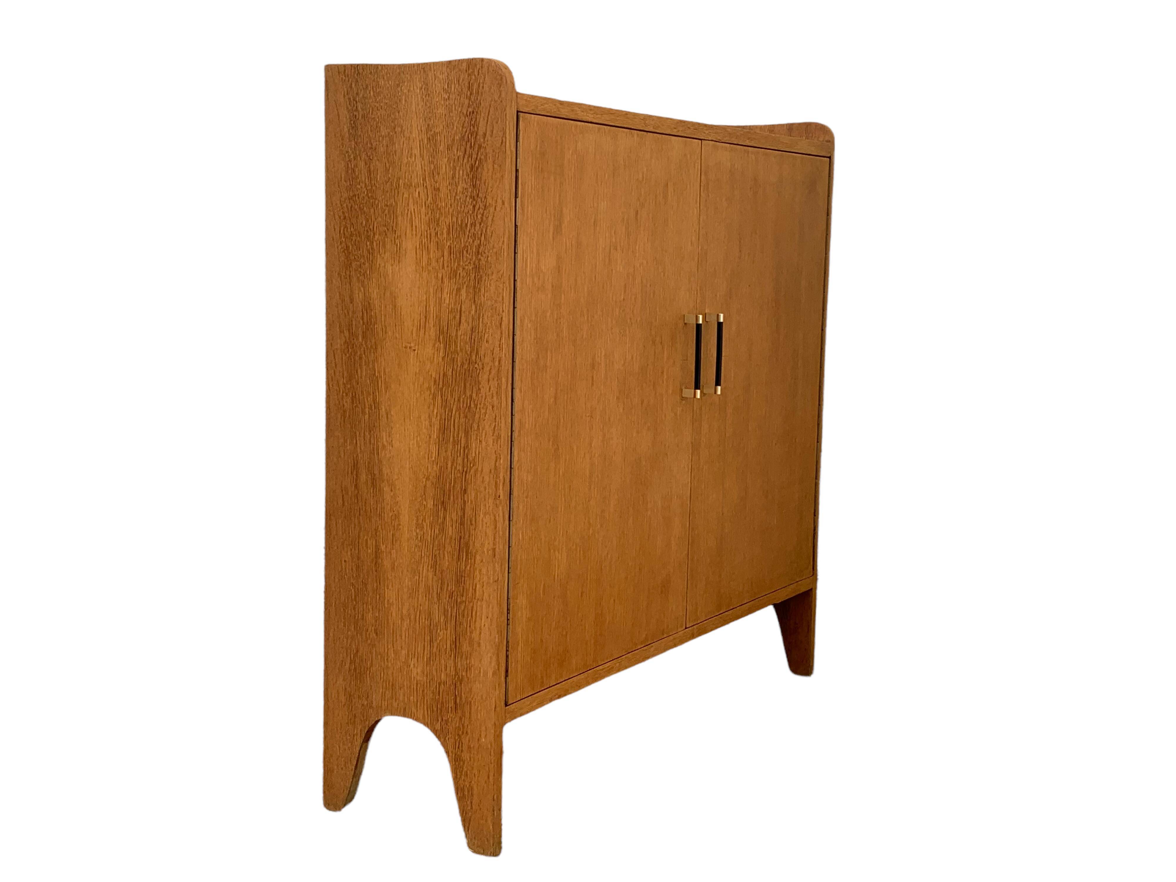 Vintage bookcase feet aileron 1950