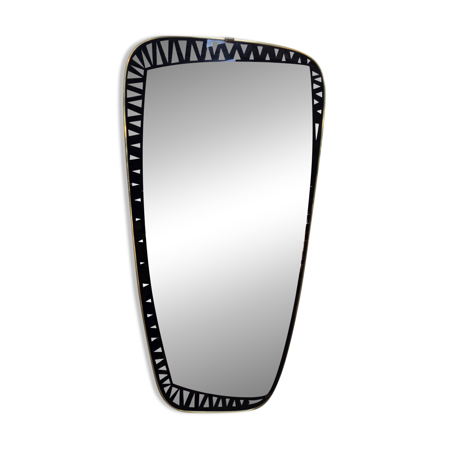 Miroir Dorian par Tacchini années 60