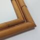 Vintage Mid Century Wandspiegel Bambus Boho 70s