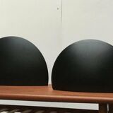 Postmodern Italian wall lamps model Piatto D9 by Sandro Colbertaldo and Paolo Rizzatto for Luceplan, set of 2.