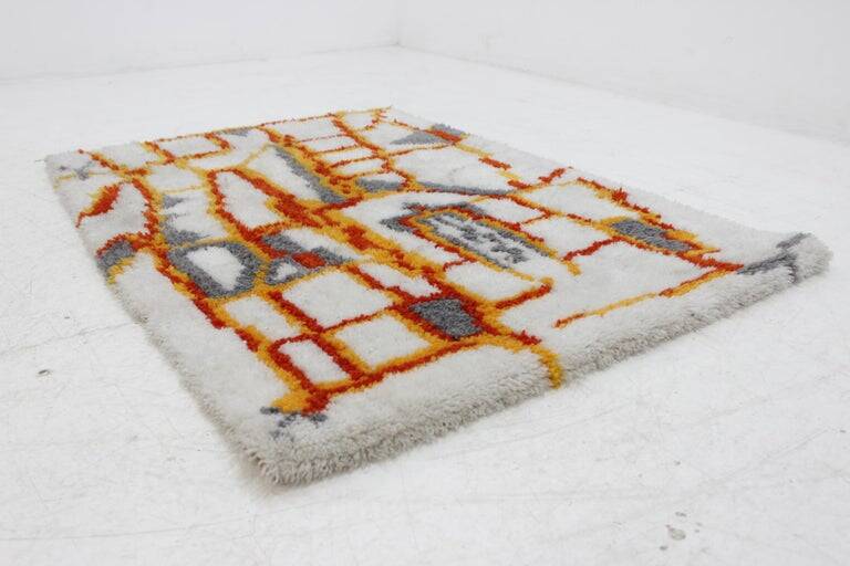 Midcentury Rug, Carpet, Denmark, Ege Rya Style, 1960s