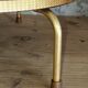 Vintage 70s floor lamp – Bottle rack & wooden coasters