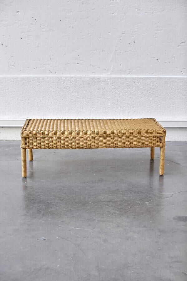 Rattan coffee table