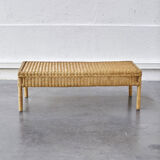 Rattan coffee table
