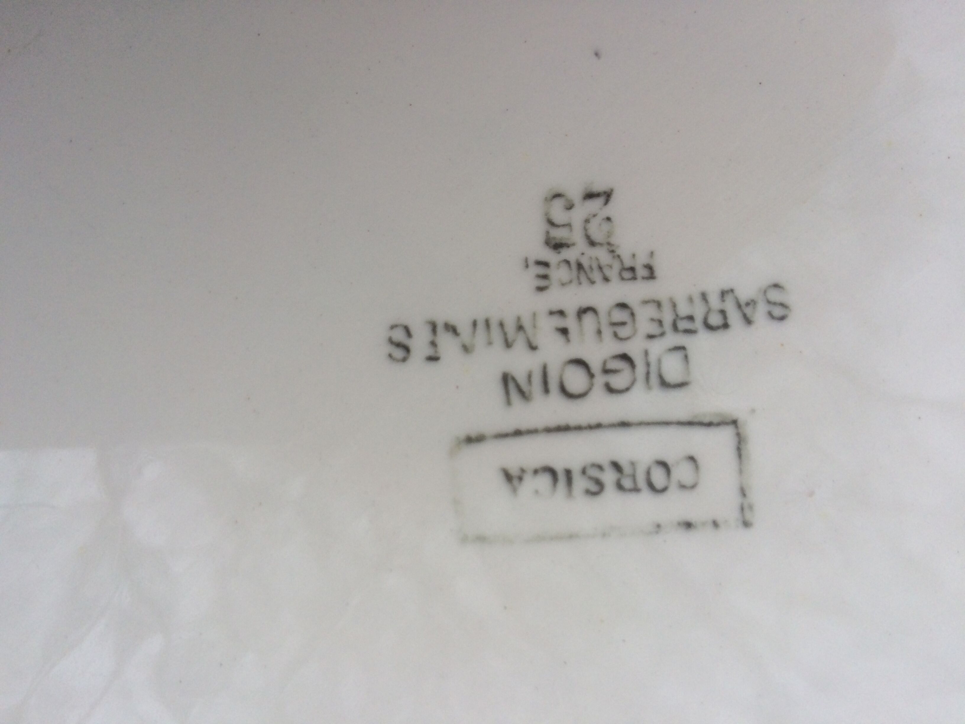 Dish Digoin Sarreguemines