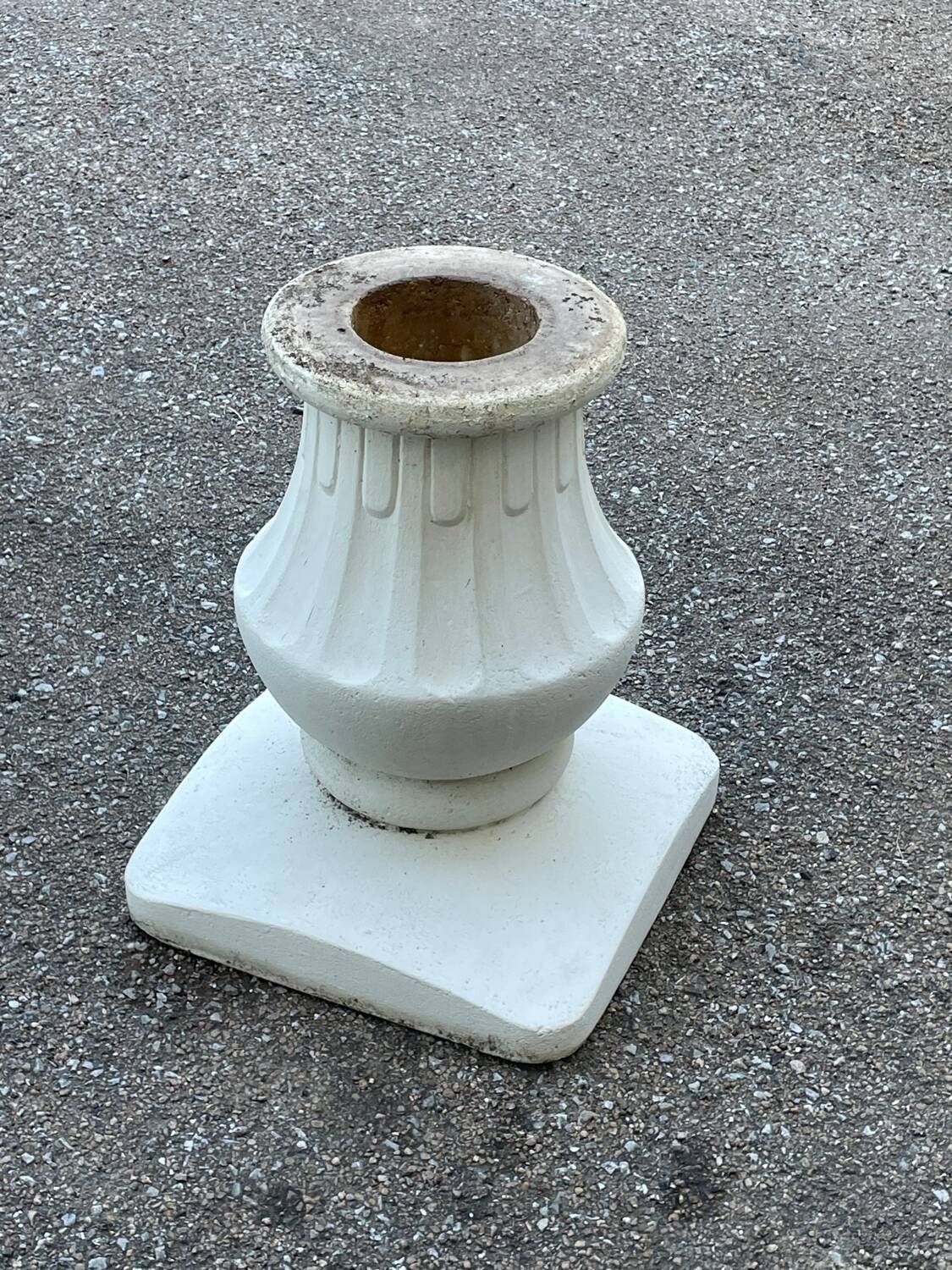 Jardinière coupe à fleurs pot ancien en pierre