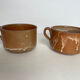 2 grandes tasses en grès