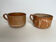 2 grandes tasses en grès