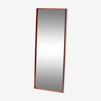 Scandinavian rectangular teak mirror, 1960