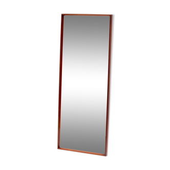 Scandinavian rectangular teak mirror, 1960