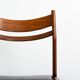 Lot de 6 chaises scandinave en teck, circa 1960