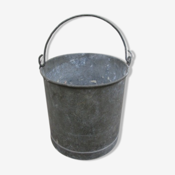 Old zinc bucket