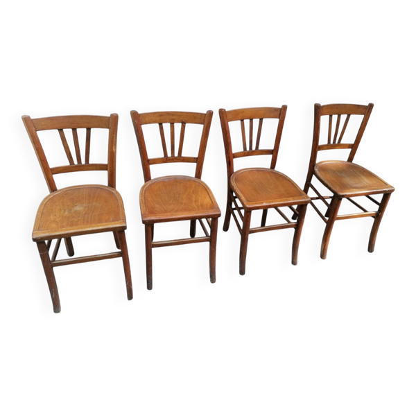 4 chaises bistrot Luterma.