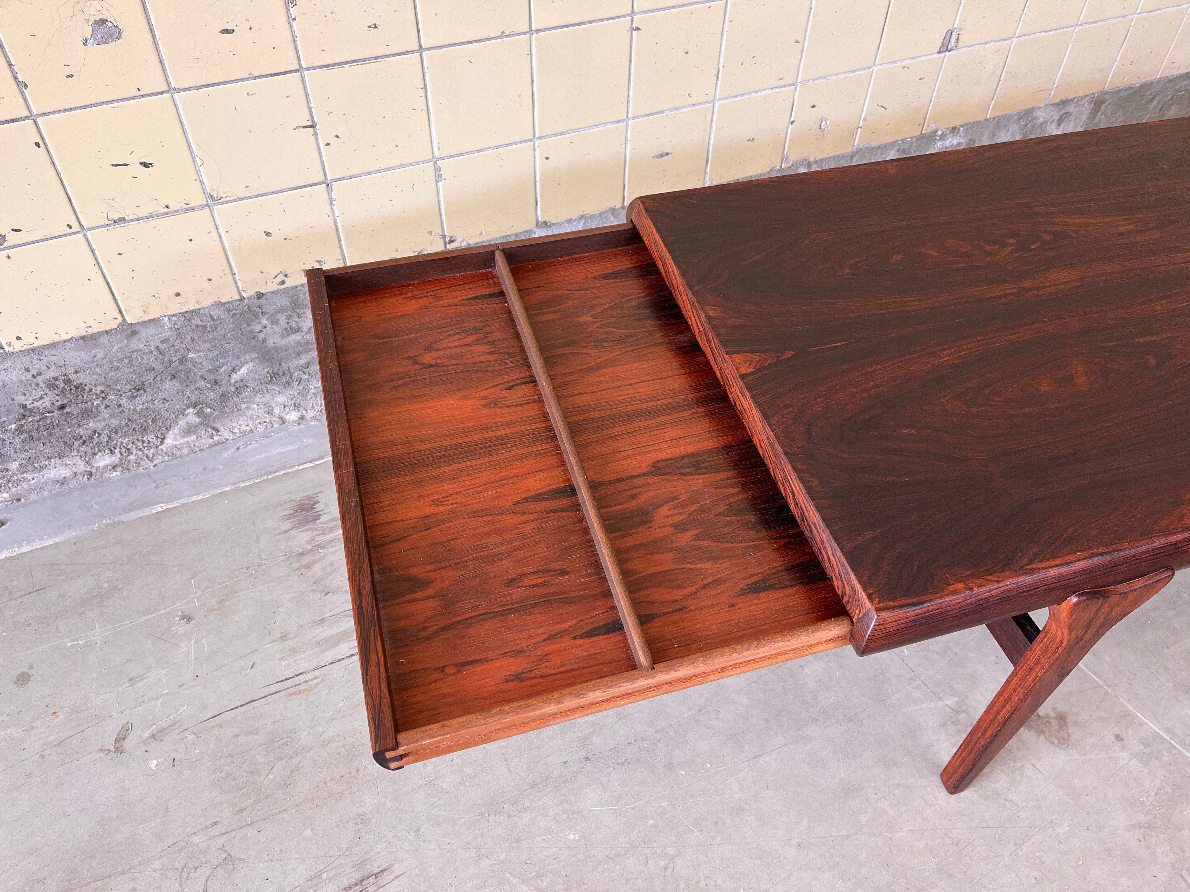 Rosewood coffee table by Johannes Andersen for Uldum Møbelfabrik