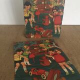 Jouet ancien boite de cubes anciens