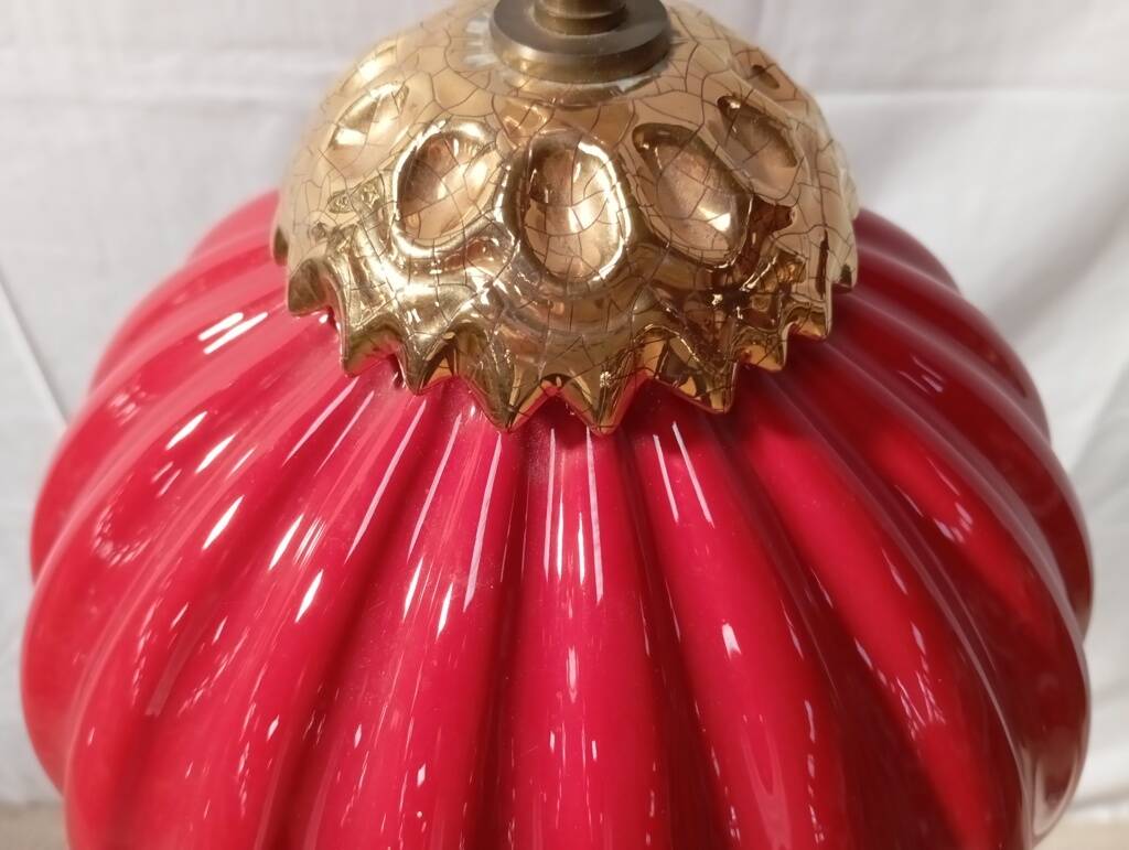 Large Kostka ceramic lamp