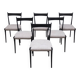 Rare set of 6 'S11' dining chairs by Alfred Hendrickx for Belform, 1950s