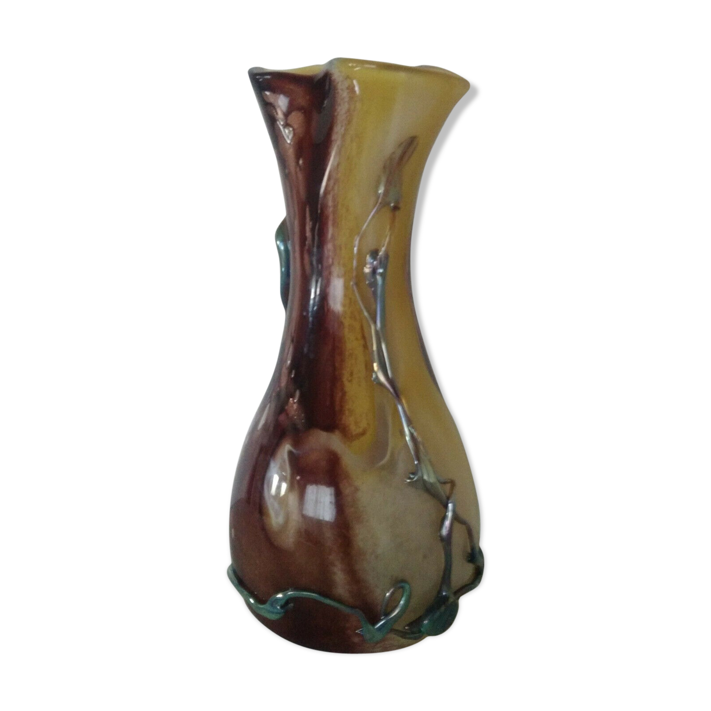 Blown glass vase