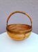 Rattan and brass basket 1970