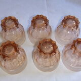 Art Deco liquor service in glass