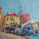 Impressionist painting "Venice", oil on canvas by Olga Milunovic.