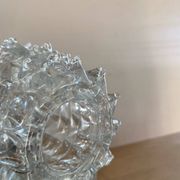Large Rostrato vase in Murano glass by Ercole Barovier, Italy 1940.