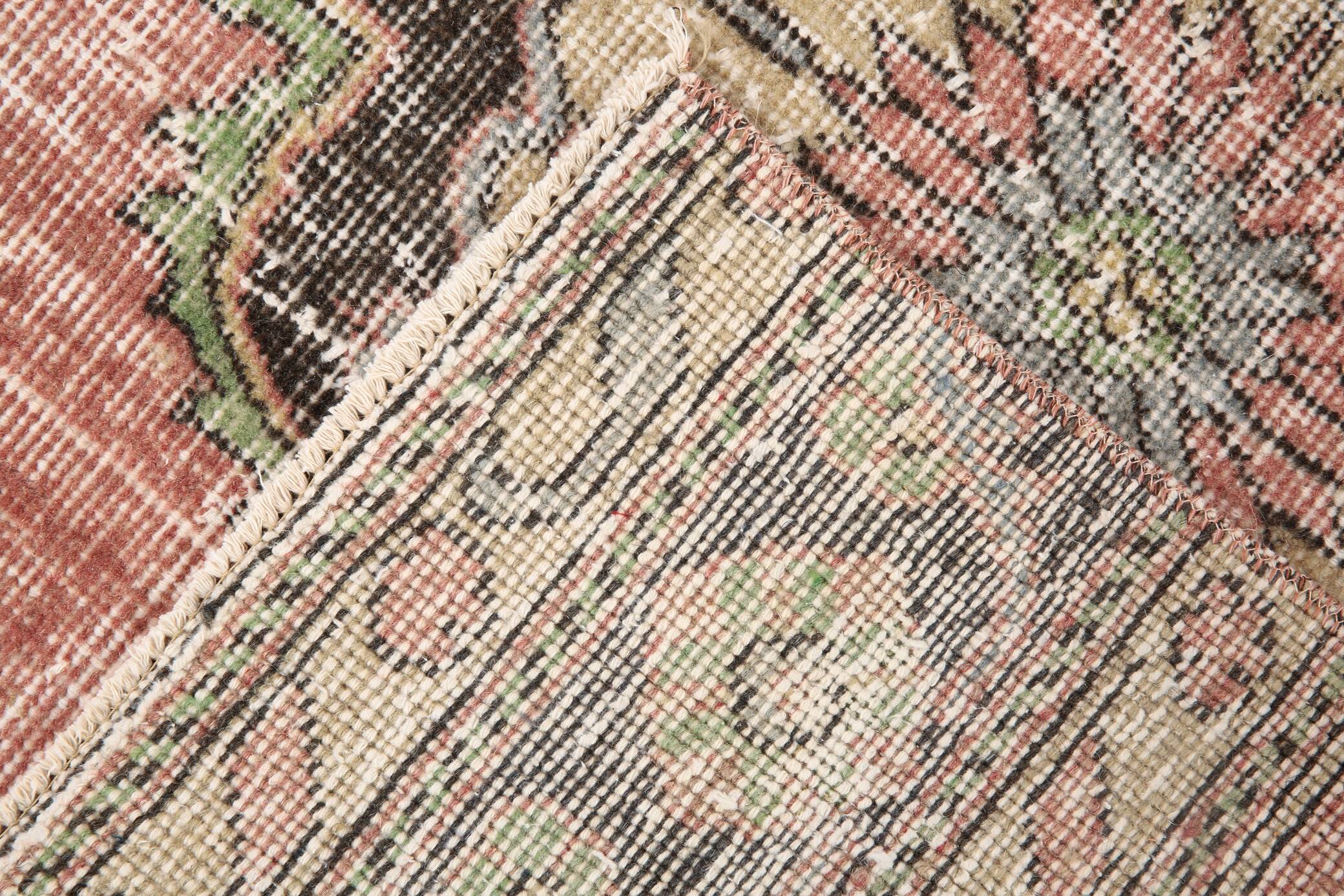 3x12 Rug For Hallway Dark Salmon  Persian Turkish Runner Rug, 82x364Cm SK 5242