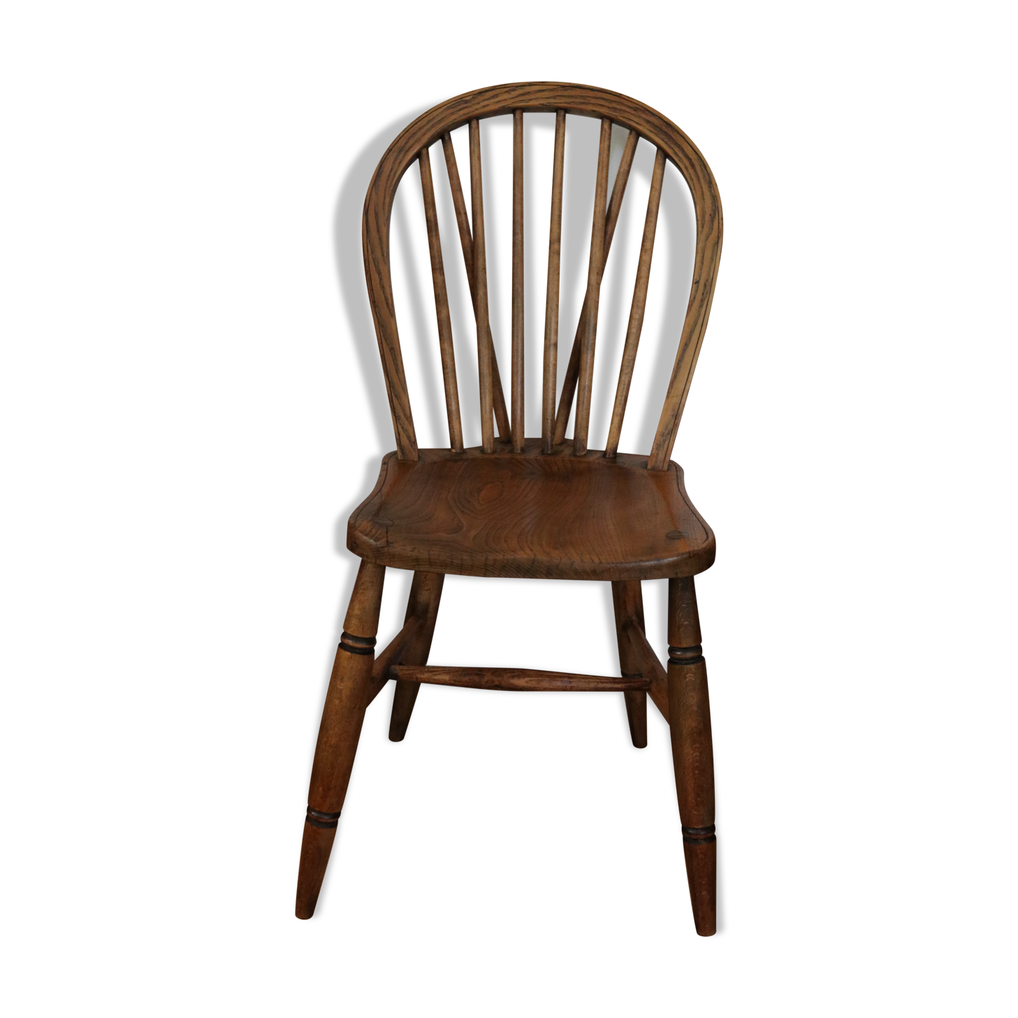 Rustic chair in natural wood